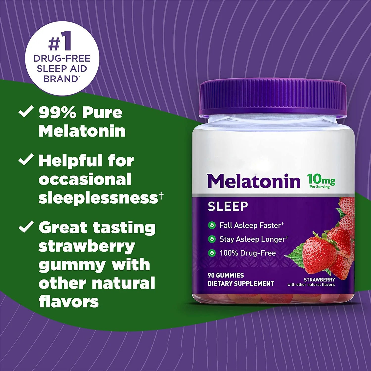 10 MG Melatonin Sleep Gummies {90 Pack}