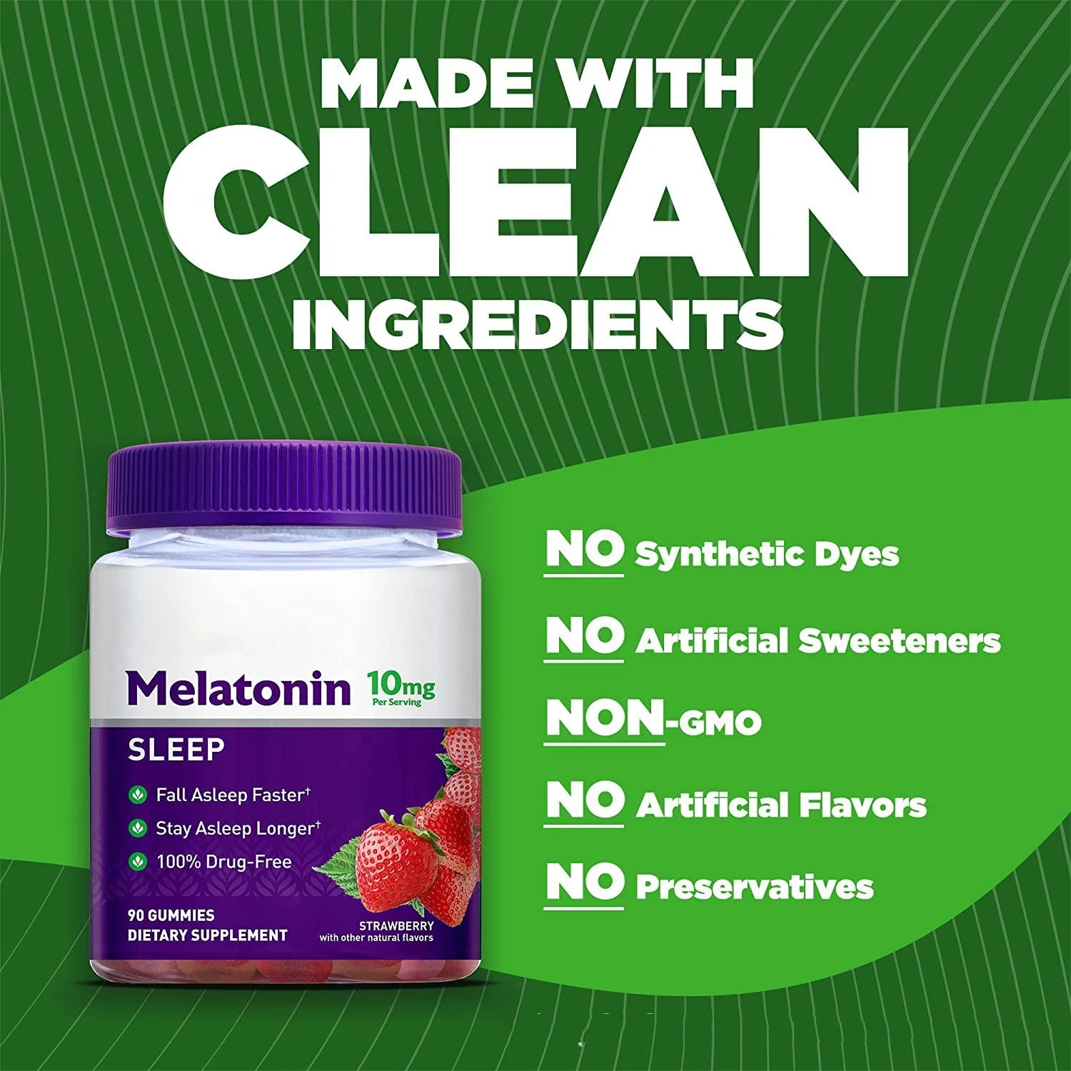 10 MG Melatonin Sleep Gummies {90 Pack}